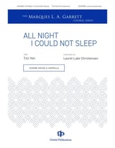 All Night I Could Not Sleep SSATBB choral sheet music cover